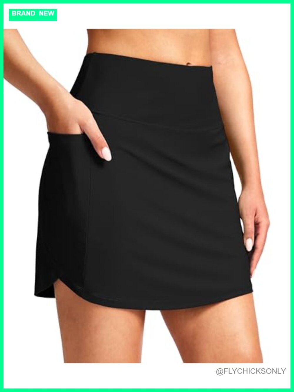 Women's 17" Long Swim Skirt Tummy Control Bathing Suit Bottoms